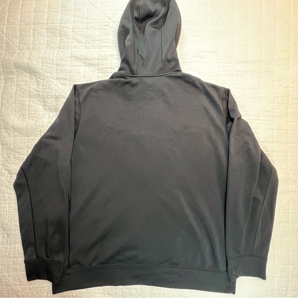 Nike Therma Fit KO Swoosh Camo Hoodie Black / Red Pullover Sweatshirt Size XL - Picture 6 of 10